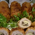 Roladki z pieczarkami i mozzarellą