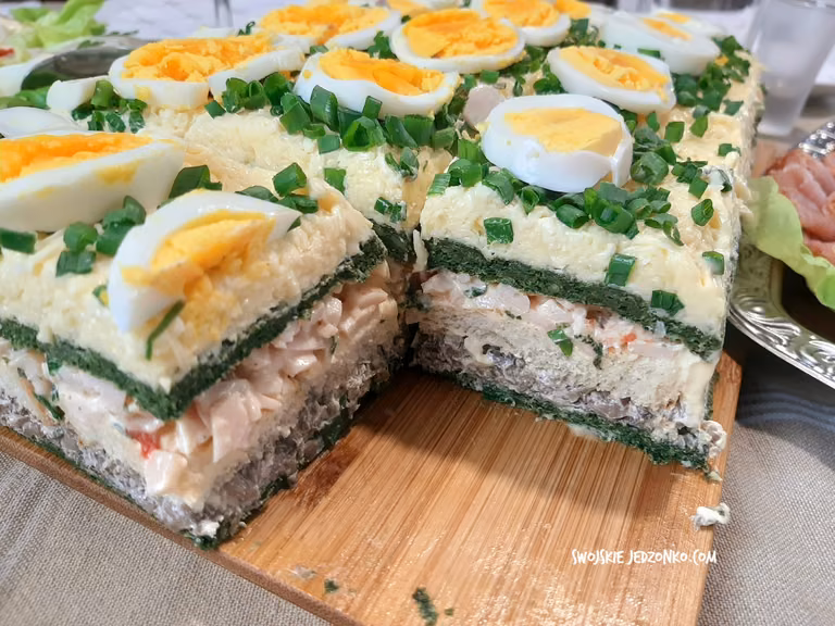 Tort sałatkowy - Hit każdej imprezy