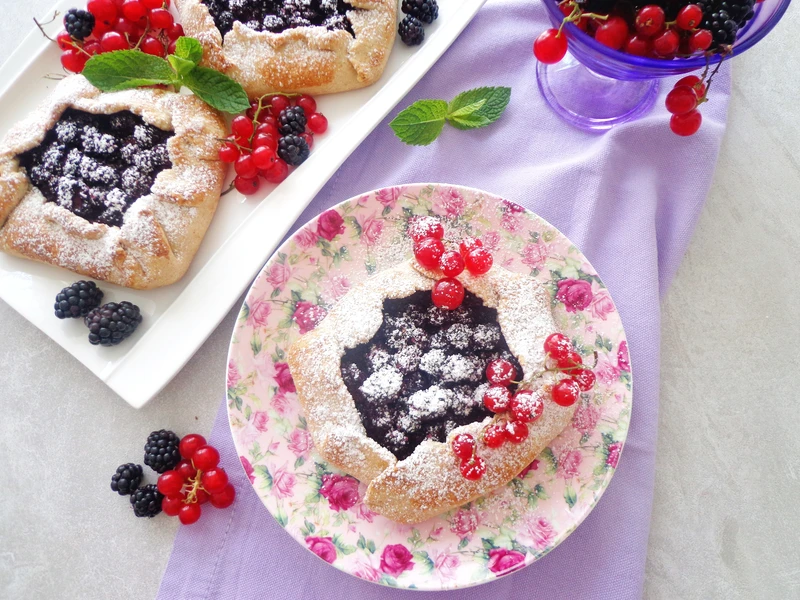 Galette z jeżynami