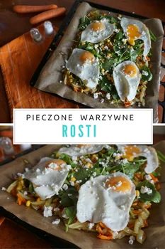 Pieczone warzywne rosti
