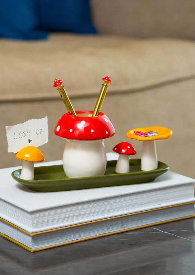 Zdjęcie Grzybkowy zawrót głowy na Twoim biurku! Ten przybornik za 45 zł to hit dla fanów jesiennego klimatu! #2