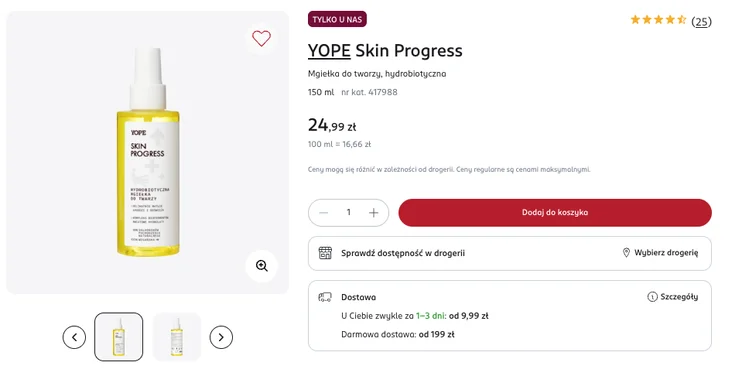 Zdjęcie Mgiełka idealna dla tłustej cery! Zero błysku, 100% komfortu – HIT z Rossmanna za 24,99 zł #1