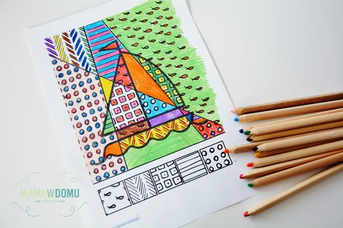 Letnie kolorowanki po art do wydrukowania