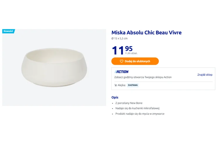 Zdjęcie Te miski z Action za 12 zł zrobią furorę w jadalni! Wyglądają jak z drogiego butiku, nadają się do zmywarki i mikrofalówki, a wygląd zachwyca #1