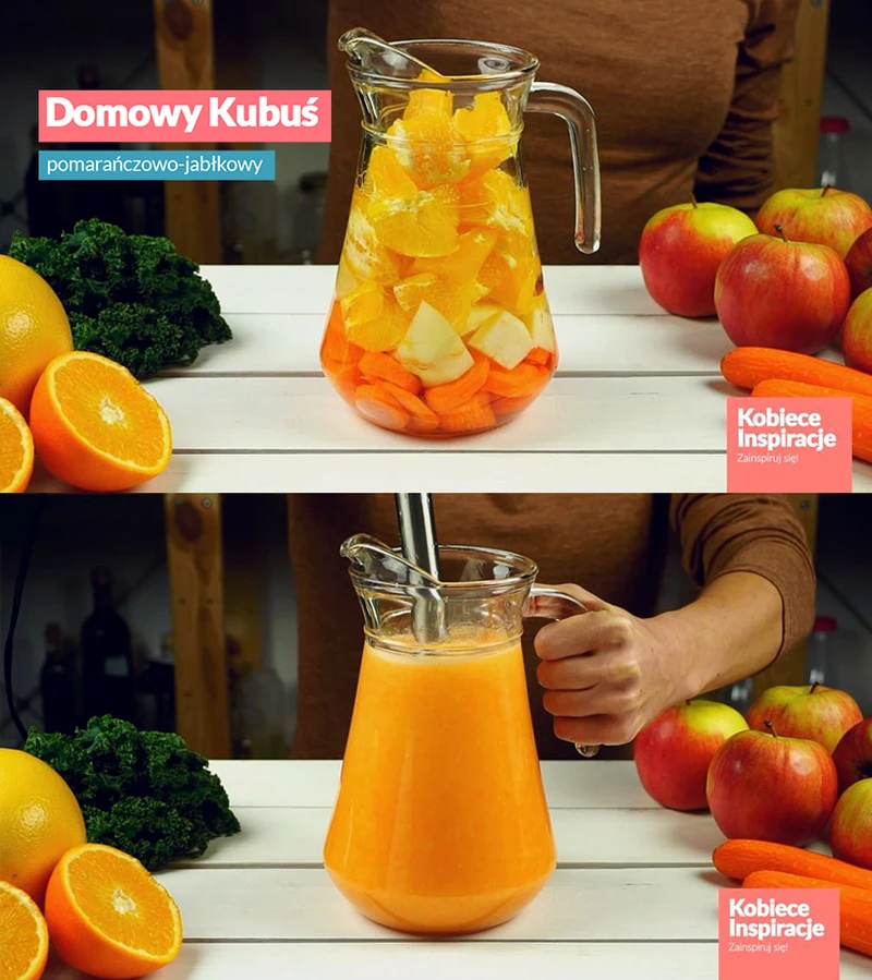 Domowy Kubuś - koktajl marchewkowy