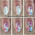 Kwiecisty manicure