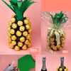 Ananas z cukierków i szampana