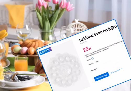 Ta szklana tacka na jajka z Pepco za 25 zł podbije Wielkanocny stół! Klimat jak u Babci,  ale w nowoczesnym wydaniu