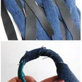 Ciekawy wieszak na szaliki DIY