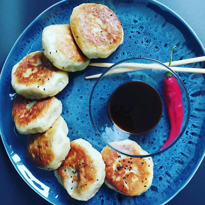 Wegańskie bułeczki bao.