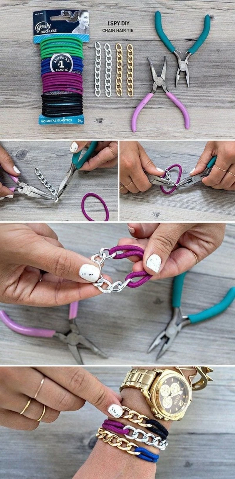 DIY- kolorowe bransoletki