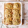 Drożdżówki pistacja-czekolada