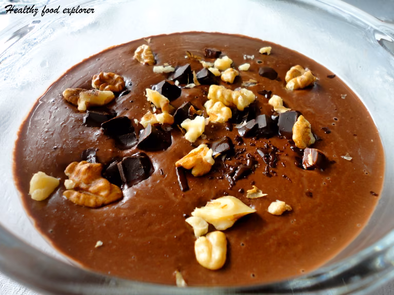 Czekoladowa owsianka smoothie