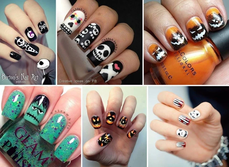 Paznokcie na Halloween
