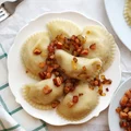 Pierogi z mięsem drobiowym (rosołowym)