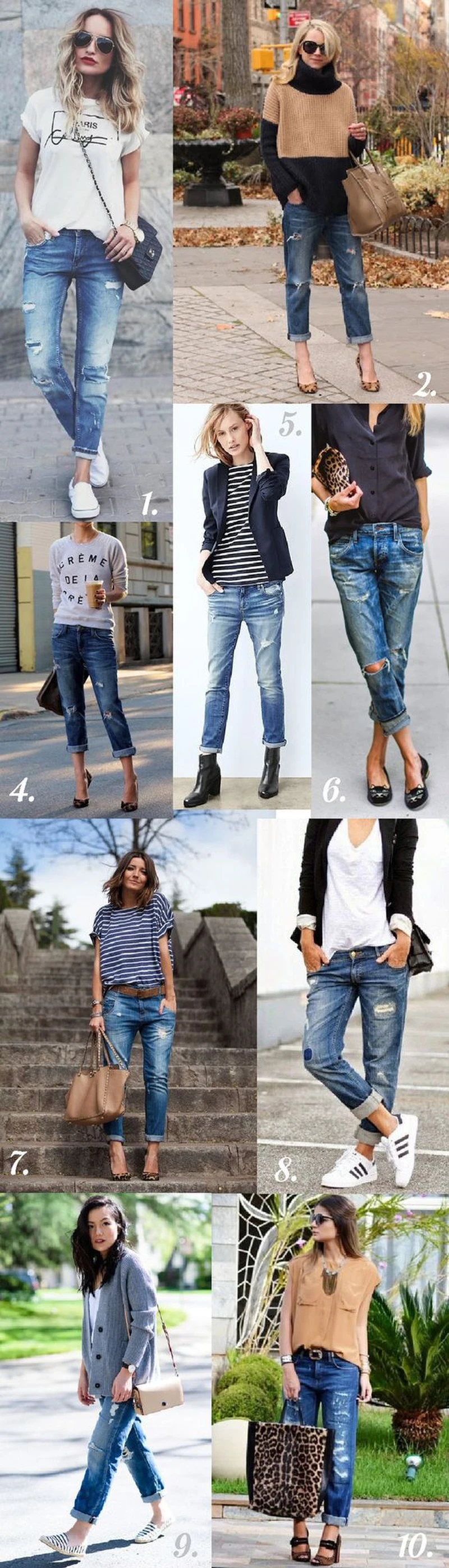 Stylizacje z jeansami