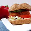 Paprykowe burgery z ciecierzycy
