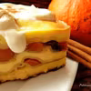 Sernikowa lasagne z dynią i żurawiną
