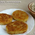 Kotlety ziemniaczane z sosem pieczarkowym