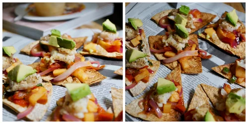 Chipsy Tortilla z Ala Salsą z Okoniem Morskim i Awokado