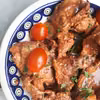 KOTLETY Z SZYNKI PIECZONE W POMIDORACH