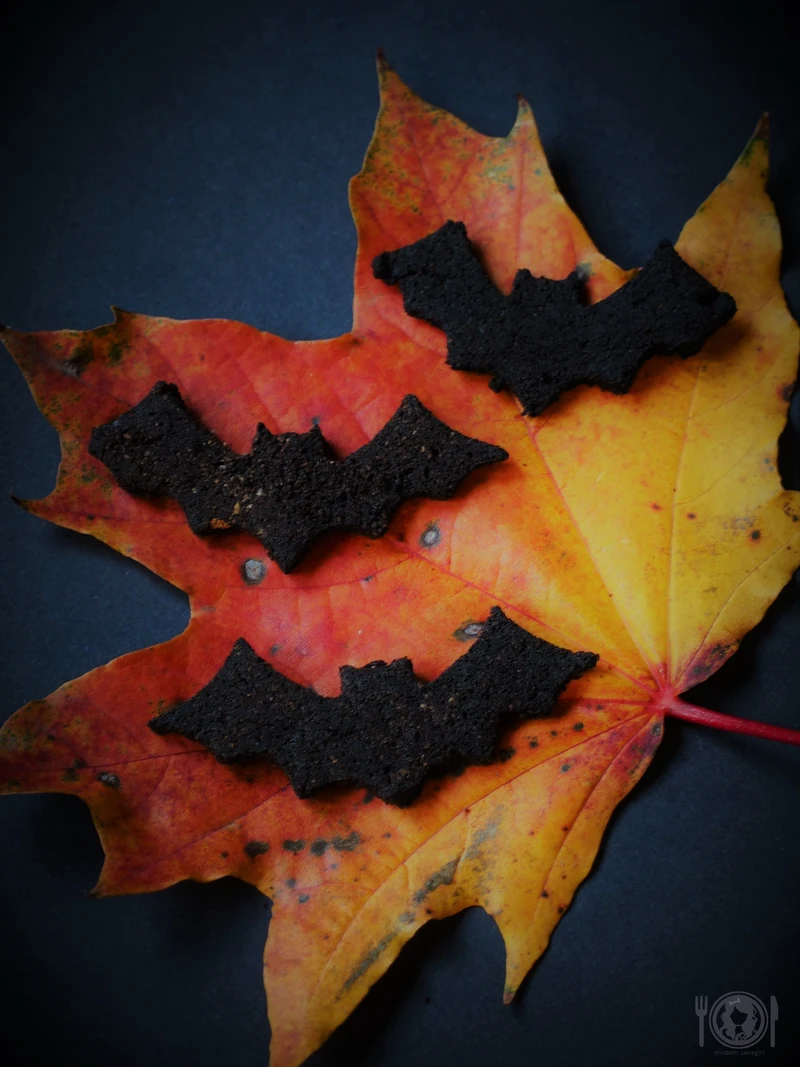 Keto czarne ciastka na Halloween (Paleo LowCarb)