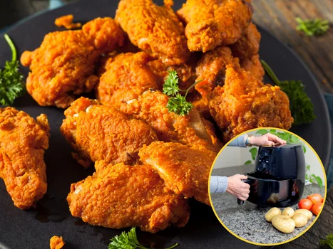 Skrzydełka z kurczaka z Airfryera jak z KFC? Ten trik z mąką ziemniaczaną to klucz