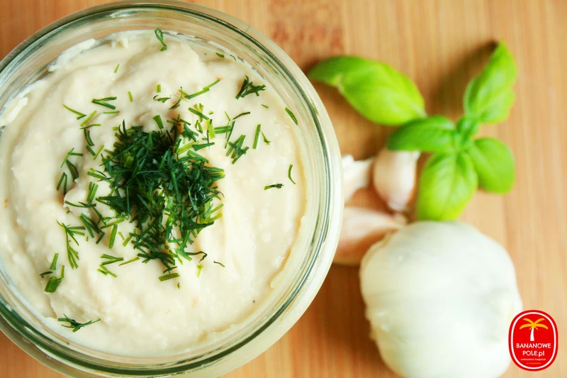 majonez z białej fasoli - bez jajek, bez mleka 100% vegan