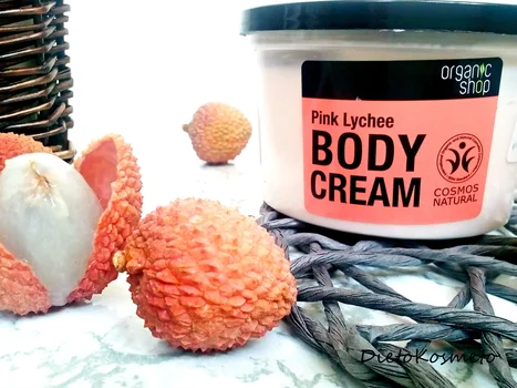 Organic Shop Różowe liczi – krem do ciała