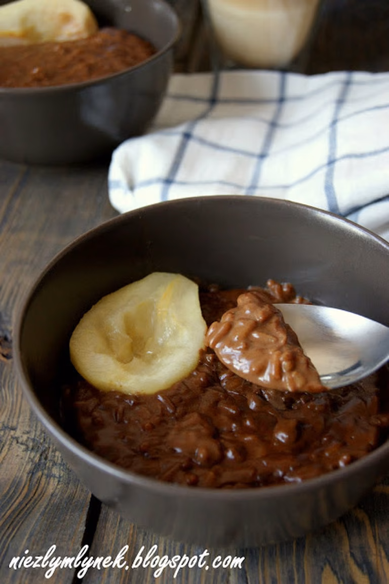 Czekoladowy pudding ryżowy