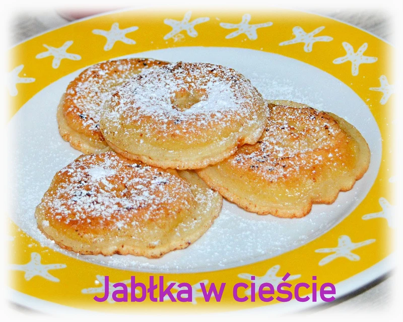Jabłka smażone w cieście