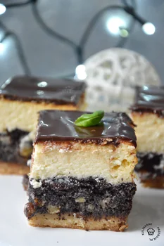 Przepis na PYSZNY Seromakowiec 😋😋😋 Koniecznie zapiszcie ten przepis!