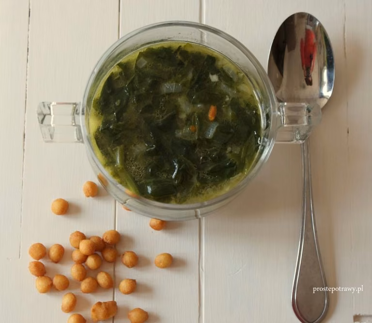 Zupa szpinakowa