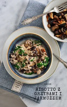 KREMOWE RISOTTO Z GRZYBAMI I JARMUŻEM