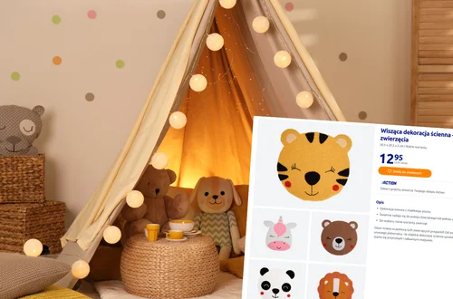 Ta ścienna dekoracja to HIT za grosze do pokoju dziecka! Aranżacja jak z Pinteresta za 12,95 zł