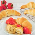 Wegańskie francuskie croissanty