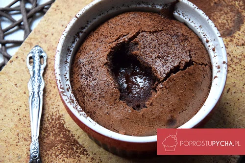 Fondant z płynną czekoladą