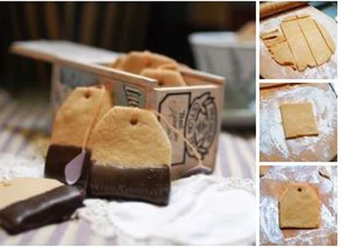 Ciasteczka torebka herbaty