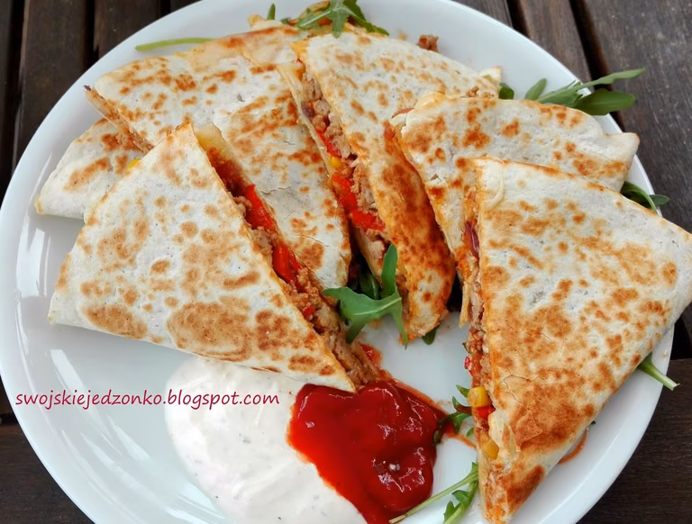 Quesadilla-meksykańskie przekąski