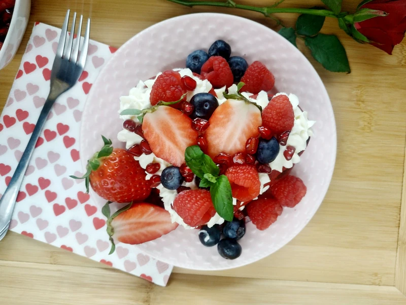 Walentynkowe Red Velvet Pancakes