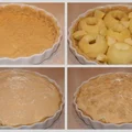 Tarta z jabłkami i kremem budyniowym