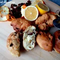 Holenderskie pączki z rodzynkami i pomarańczą