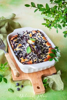 Dutch baby z jagodami