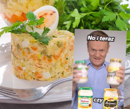 Donald Tusk wybiera najlepszy majonez? Kielecki czy Winiary?