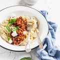 Spaghetti z soczewicą