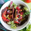 Mroczne tacos z fioletowej marchwi z warzywami i Pudliszkową salsą