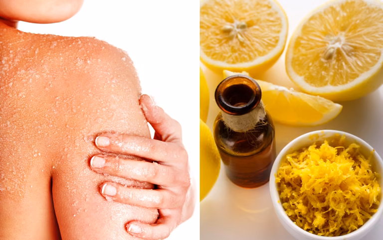 Orzeźwiający peeling do ciała z cytryną! Zrób go sama w domu!