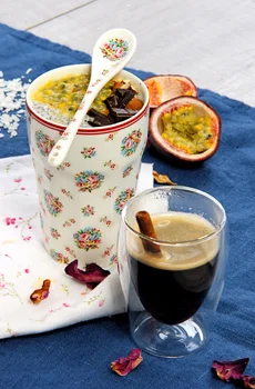 15 minutowy pudding chia z ryżem na ciepło