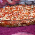 Lasagne z młodą kapustą oraz kurczakiem