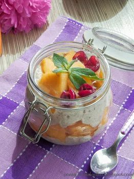 KREM RYŻOWY Z MELONEM